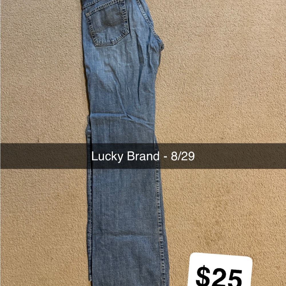 Lucky Brand Blue Straight Jeans Classic Style